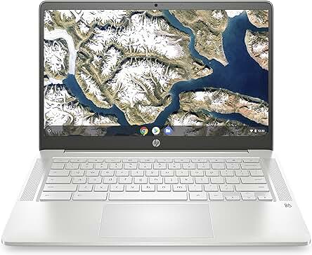 HP Chromebook 14a - Ordenador Portátil Full HD con procesador Intel Celeron y 8GB RAM.