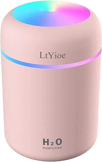 Humidificador para bebés con luz nocturna y apagado automático, silencioso y fácil de usar.