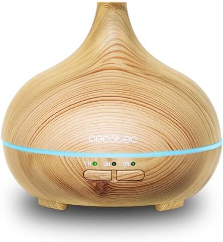 Humidificador Ultrasónico Aromaterapia Cecotec Pure Aroma 150 Yang. 150 ml, Temporizador 3h, 7 Colores.