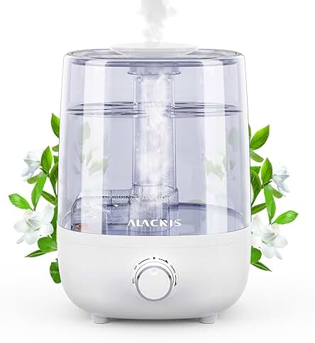 Humidificador Ultrasónico de Gran Capacidad ALACRIS con 3 Volumenes de Niebla Fría 360°