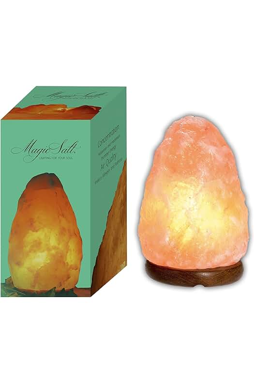 Iluminación relajante y purificadora del alma - Lámpara de sal del Himalaya 1,5-2 kg