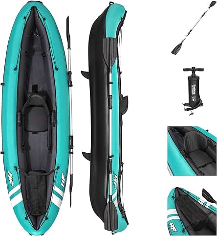 Inflatable Kayak Hydroforce Ventura - Ultimate Set with Pump, Paddle, and Storage Bag