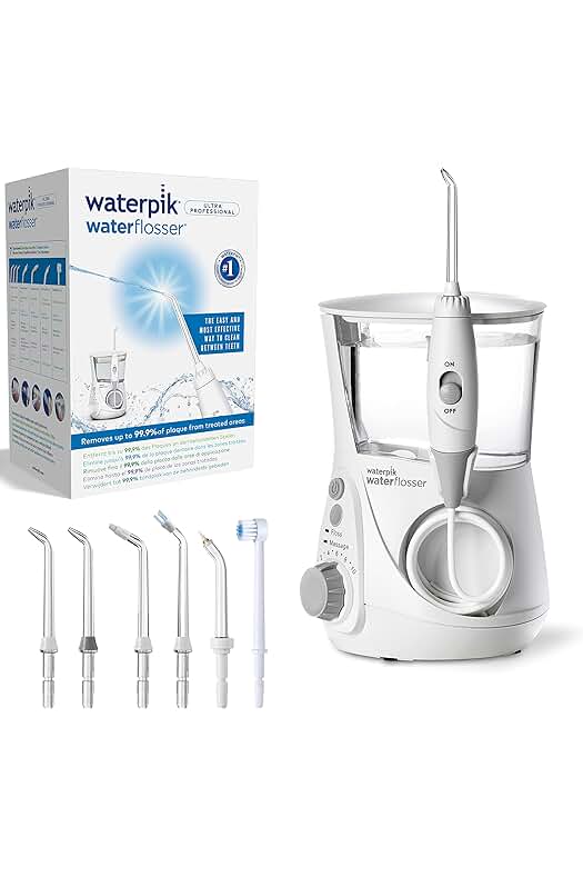 Irrigador de Sobremesa Profesional Waterpik con Control Avanzado de Presión y 7 Boquillas