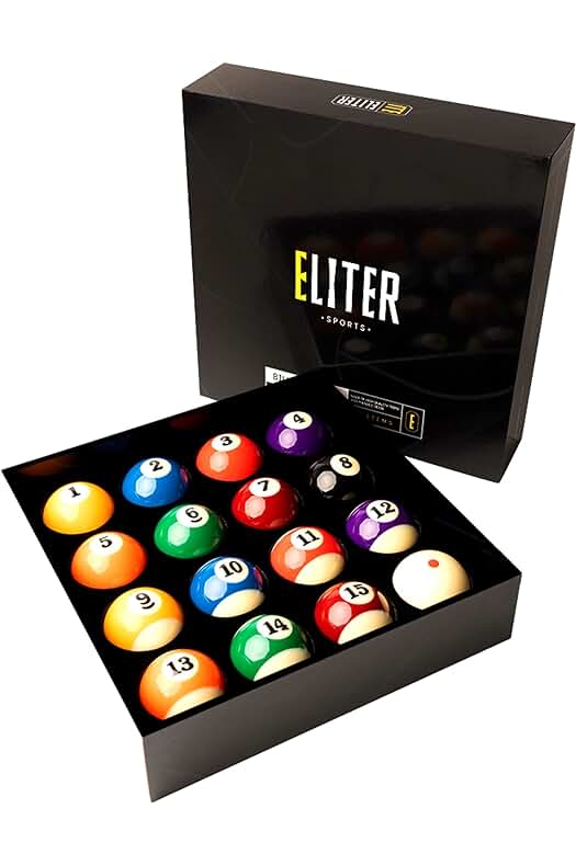 Juego completo de bolas de billar americano de alta calidad para competición y ocio.