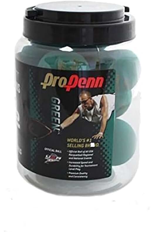 Juego de 12 pelotas de racquetball ecológicas de PENN