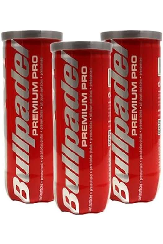 Juego de 9 bolas de pádel Bullpadel Premium Pro - Pack Triple de calidad.