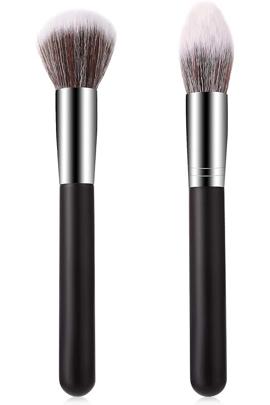 Juego de brochas de maquillaje WLLHYF: 2 piezas para una aplicación perfecta de maquillaje.