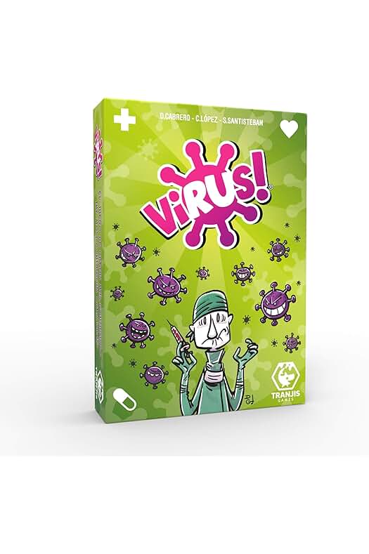 Juego de cartas Virus: diversión asegurada para todas las edades (TRG-01vir)
