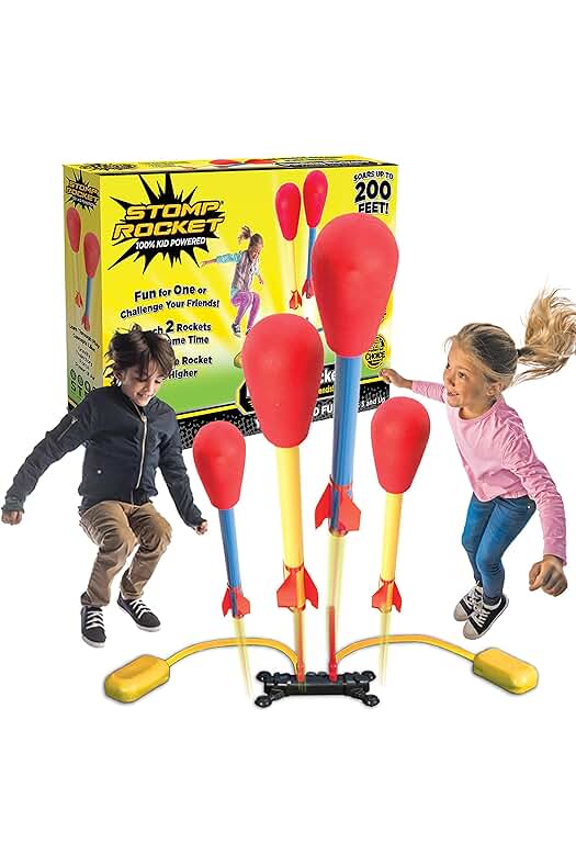 Juego de Cohetes para Exteriores - Diversión garantizada para niños y niñas a partir de 5 años.