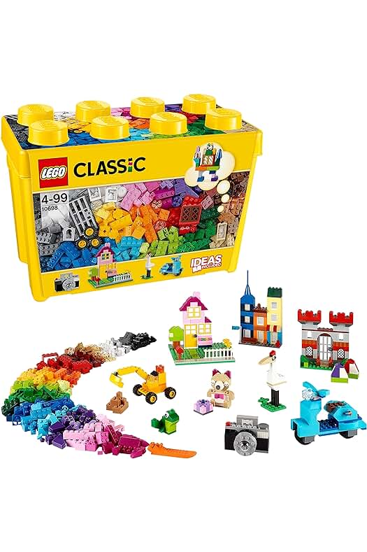 Juego de construcción LEGO: Caja de Ladrillos Creativos para niños y niñas de 4 años en adelante.