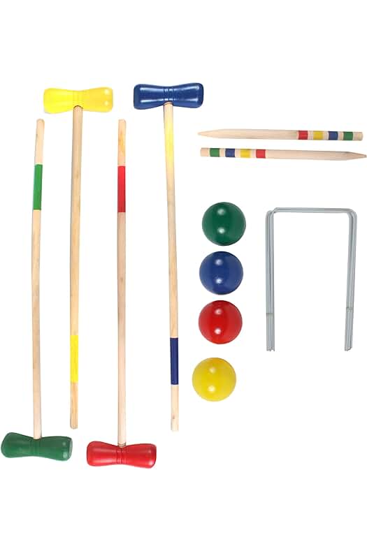 Juego de Croquet de Madera MGM 049059 - Alta calidad y diversión asegurada.