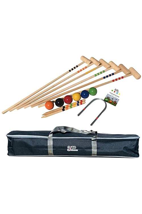 Juego de Croquet GICO: Divertida diversión al aire libre para toda la familia.