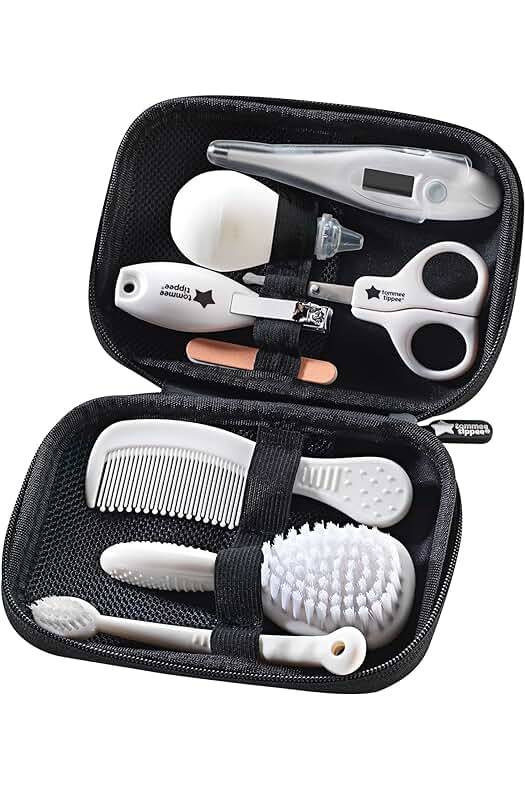 Juego de Cuidado y Aseo para Bebé con Funda de Viaje Impermeable y Práctica.