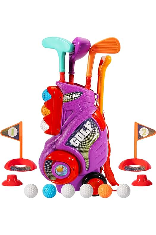 Juego de golf para niños: diversión al aire libre para pequeños golfistas.