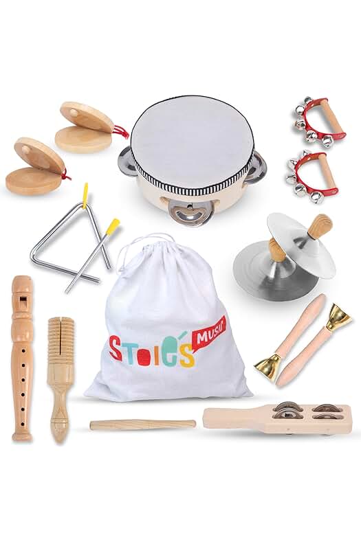 Juego de Instrumentos Musicales Montessori para niños de todas las edades
