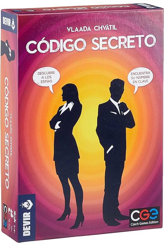 Juego de Mesa Código Secreto: Diviértete descifrando mensajes en este emocionante juego de estrategia.