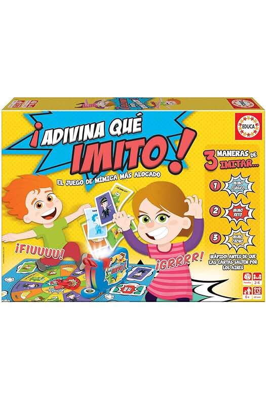 Juego de mesa Imito y Adivino - Divertido juego de mímica para toda la familia.