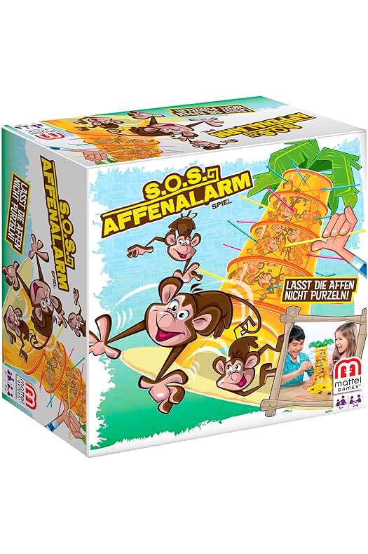 Juego de mesa Monos Locos: Divertido entretenimiento para niños de 5 años en adelante.