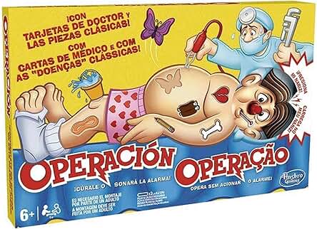 Juego de Mesa Operación: El clásico juego electrónico para niños a partir de 6 años.