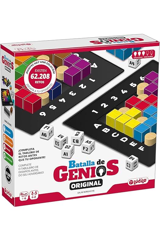 Juego de mesa para niños de 6 años: Batalla de Genios - Diviértete y aprende.