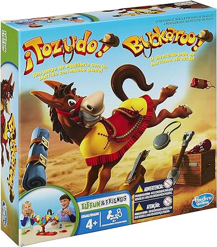 Juego de Mesa Tozudo: Divertida y emocionante diversión para niños a partir de los 4 años.