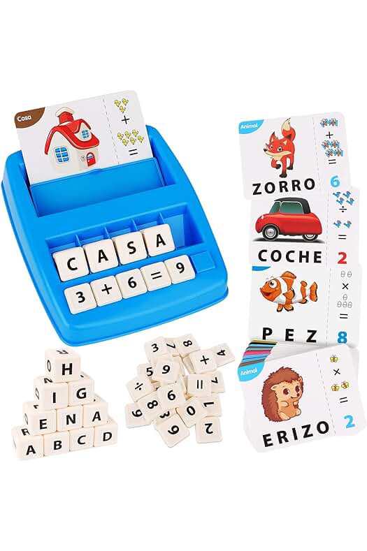 Juego de Palabras: Joozmui Scrabble Educativo para Niños de 3 a 8 años.