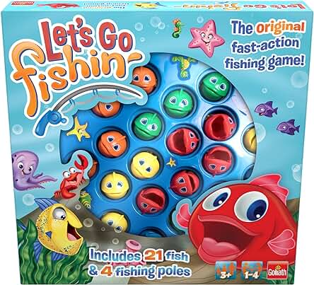 Juego de Pesca Goliath Lets Go Fishing: Divertido y educativo para niños de más de 3 años.