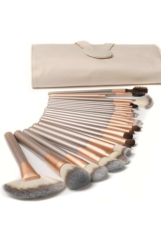 Juego de Pinceles de Maquillaje Profesional de Alta Calidad para un Maquillaje Impecable.