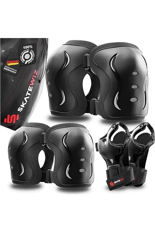 Juego de protecciones para patines infantiles con certificación CO2 Neutral - [6 Piezas]