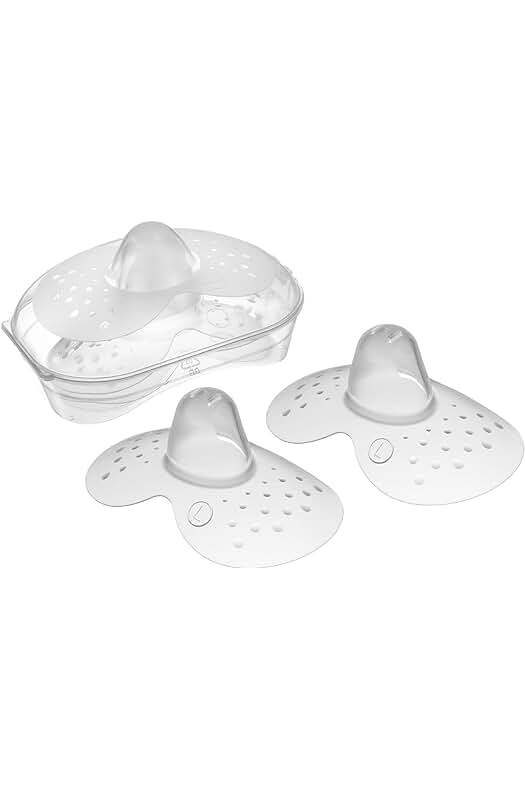 Juego de puntas de mama de silicona - Accesorio suave para lactancia materna (tamaño L)