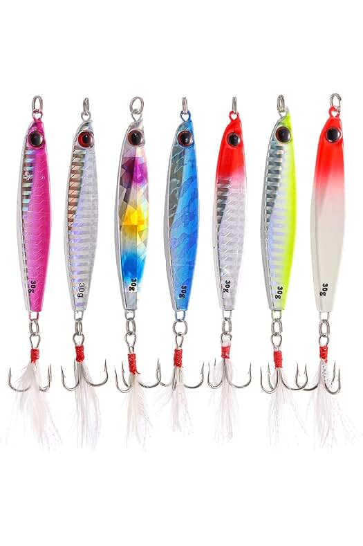 Juego de Señuelos de Pesca de Metal con Pluma - Kit de Cucharas para Trucha y más.