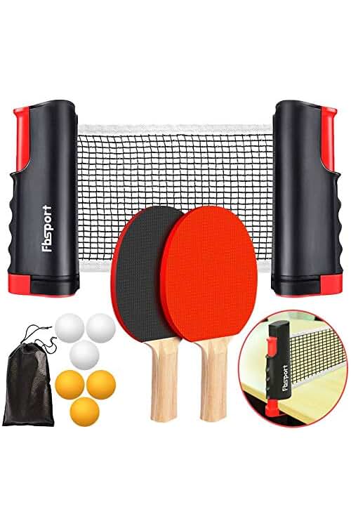 Juego de Tenis de Mesa Profesional con Raquetas, Bolas y Accesorios de Calidad