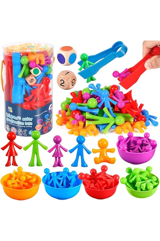 Juego Montessori de Combinación de Color para Niños de 2 a 5 Años