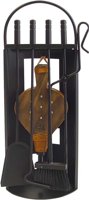 Juego para Chimenea Imex El Zorro 10026 - Arco-Chapa con Fuelle, 68 cm