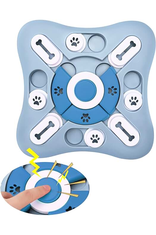 Juego Rompecabezas Interactivo para Perros Inteligentes: Dispensador de Recompensas