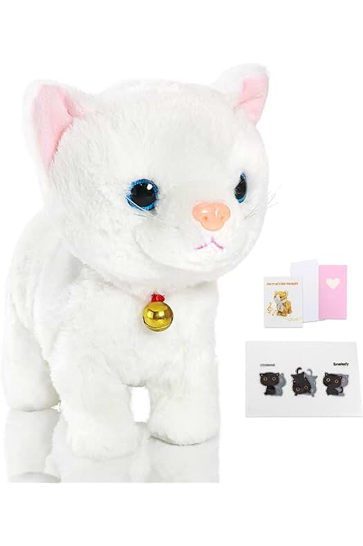 Juguete de Peluche Interactivo con Sonido para Niños - Gato Electrónico Divertido