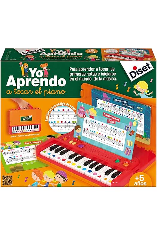 Juguete educativo para aprender a tocar el piano - Diset, a partir de 5 años.