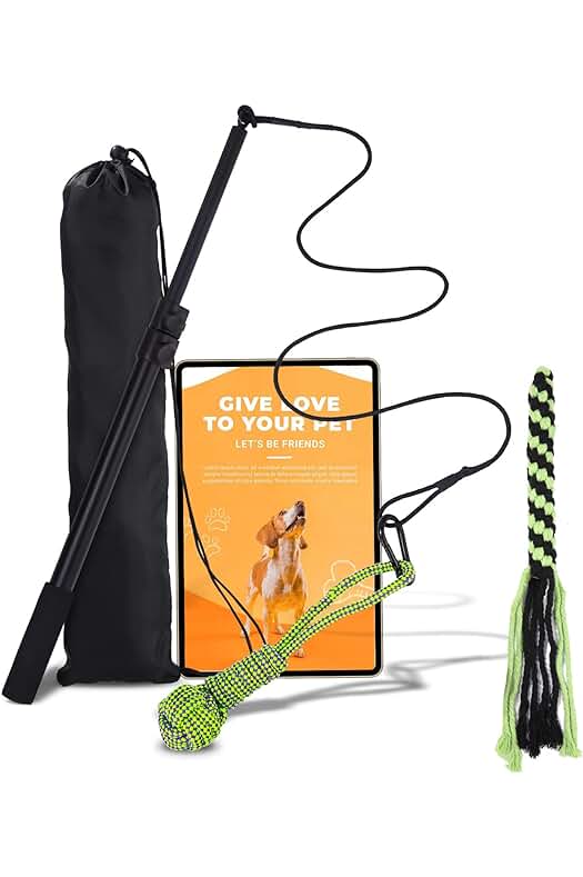 Juguete interactivo para perros: Varita de juegos para perros pequeños, medianos y grandes.