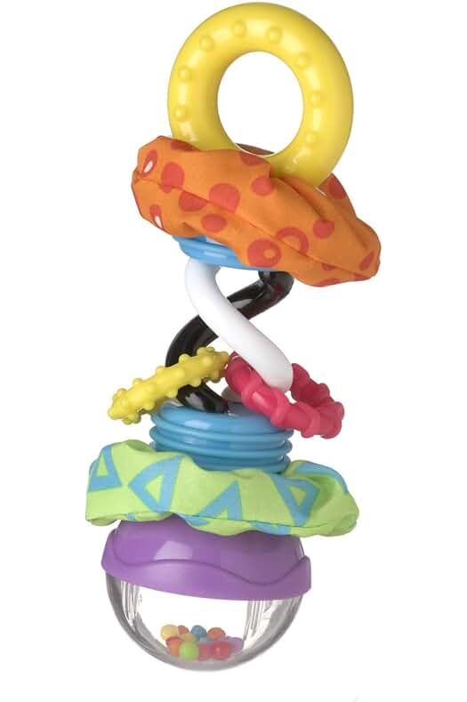 Juguete Sonajero Vibrante, Ideal para Bebés a partir de 3 Meses, Multicolor