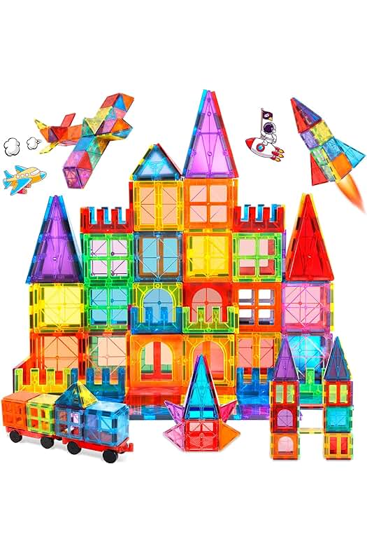 Juguetes de Construcción Magnéticos: Diviértete Construyendo con Nuestros Bloques Educativos Magnéticos para Niños