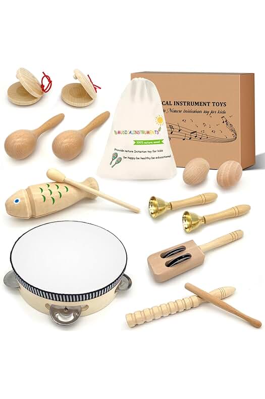 Juguetes Musicales para Niños - Set de Instrumentos Musicales Divertidos y Educativos