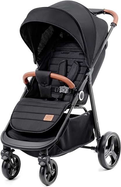 Kinderkraft GRANDE PLUS - Silla de Paseo ligera y cómoda para bebés