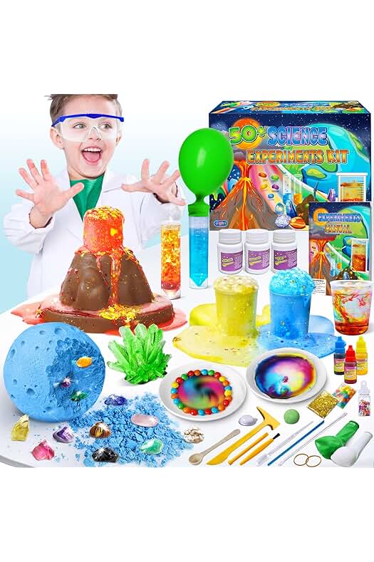 Kit Científico: Aventuras de Ciencia para Niños de 4-12 años, Experimentos STEM Divertidos y Educativos.
