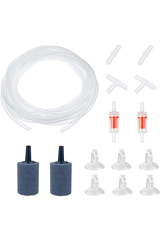 Kit completo de accesorios para bomba de aire de acuario: todo lo que necesitas.