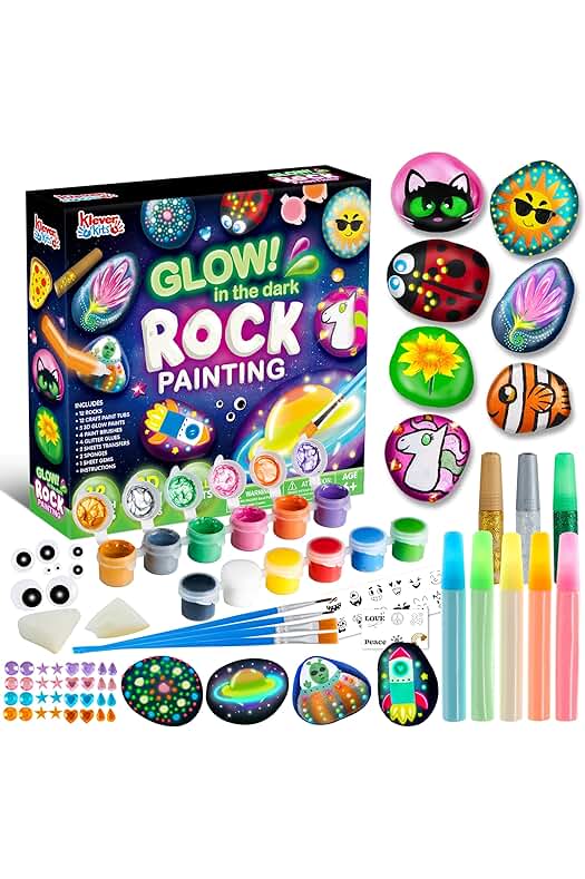 Kit creativo de pintura de rocas para niños: ¡diversión artística y regalos únicos!