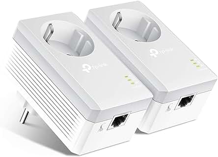 Kit de adaptadores Powerline TP-Link TL-PA4010P - Transmisión rápida de datos a 600 Mbit/s