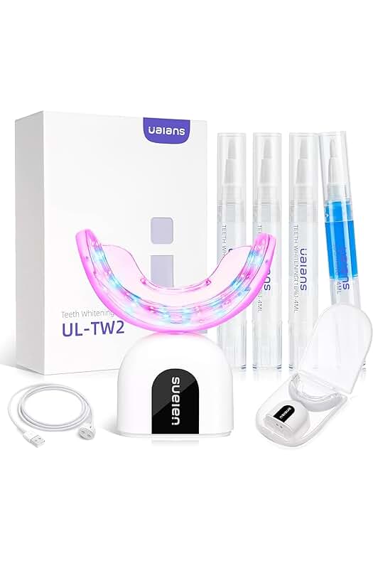 Kit de Blanqueamiento Dental Profesional con LED y Gel Blanqueador de Alta Calidad.