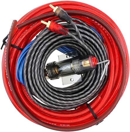 Kit de Cableado para Amplificador de Automóviles - Instalación de Audio Potente y Sencilla.