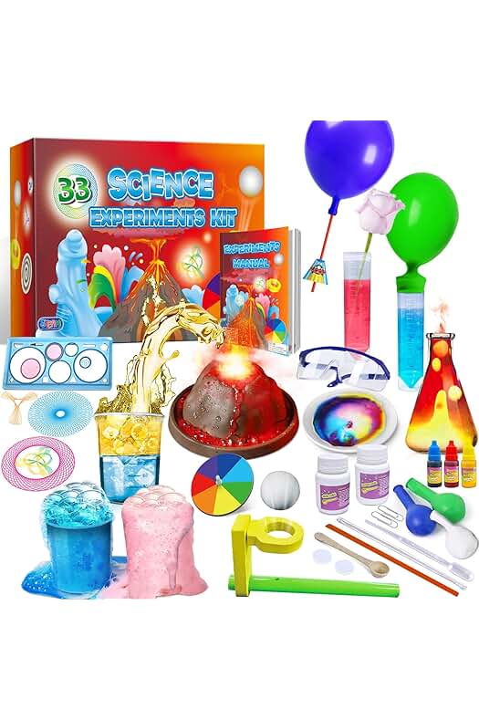 Kit de Ciencia para niños: Experimentos divertidos y educativos para aprender jugando.