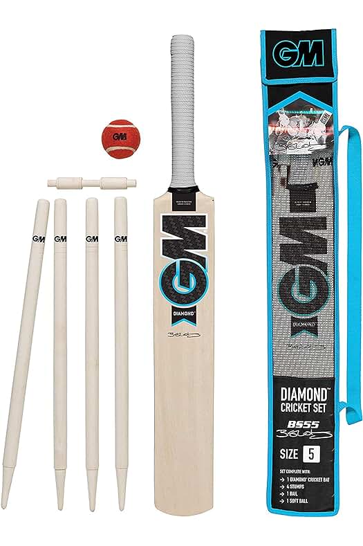 Kit de Cricket Diamond de Gunn & Moore para Niños, ¡diversión asegurada!